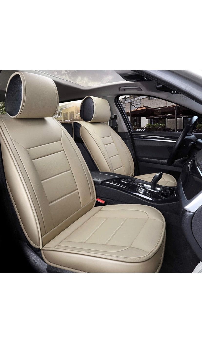 Inch Empire Seat Cover 5 Seats Full Set Universal Leather Waterproof