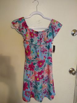 Girls Floral Dress size XL (14-16)
