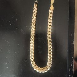 10 Kt Franco Link Bracelet. 