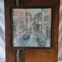 Picture Painted On Metal 