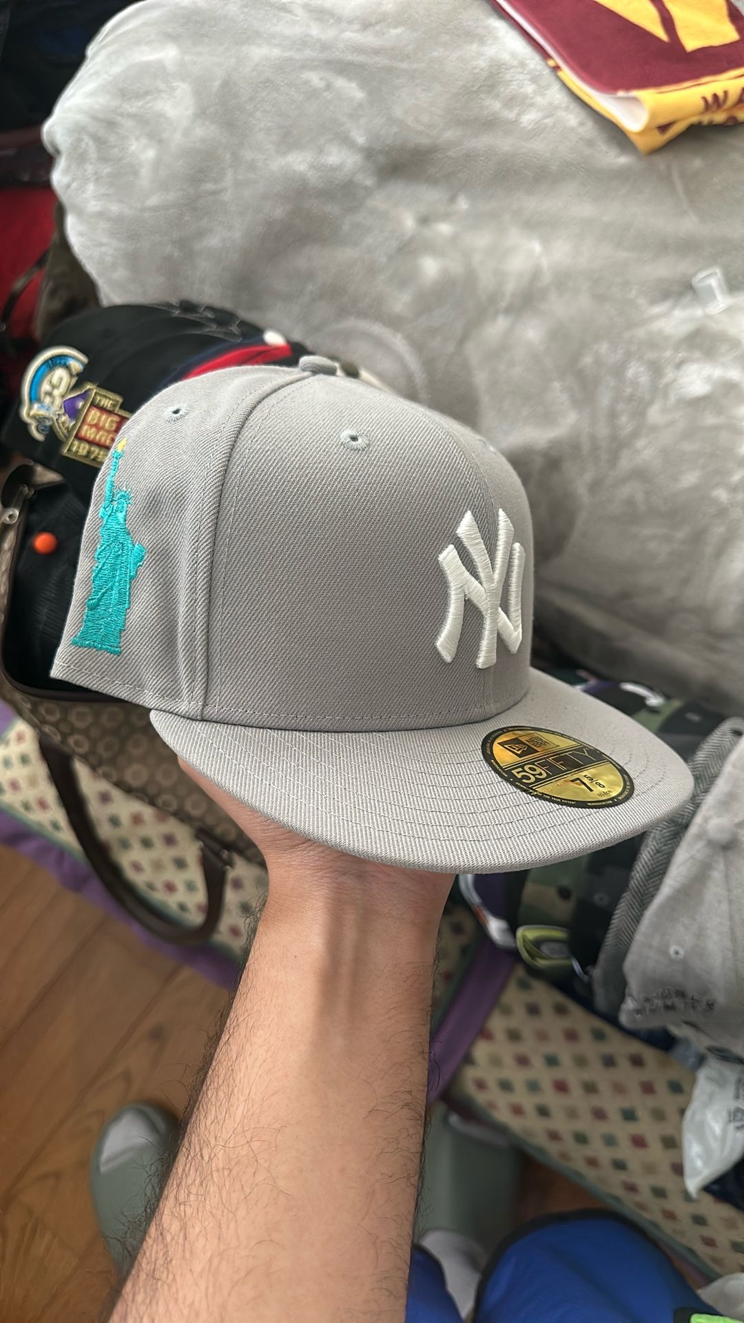 New York Yankees Fitted Sz 7 5/8