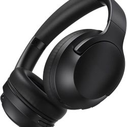 Bluetooth Headphones Over Ear, 80H Playtime Wireless Headphone with 3 EQ Modes, Built-in Mic, Deep Bass, HiFi Stereo Foldable