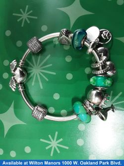 Bangle Bracelet - Silver 40.8 grams 7 inch