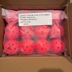 Franklin X-40 pickle balls 12 pack