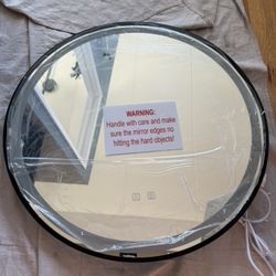 Set Of Two Jatonya Aluminum Framed LED Vanity Bathroom Mirror Dimmable Anti Fog