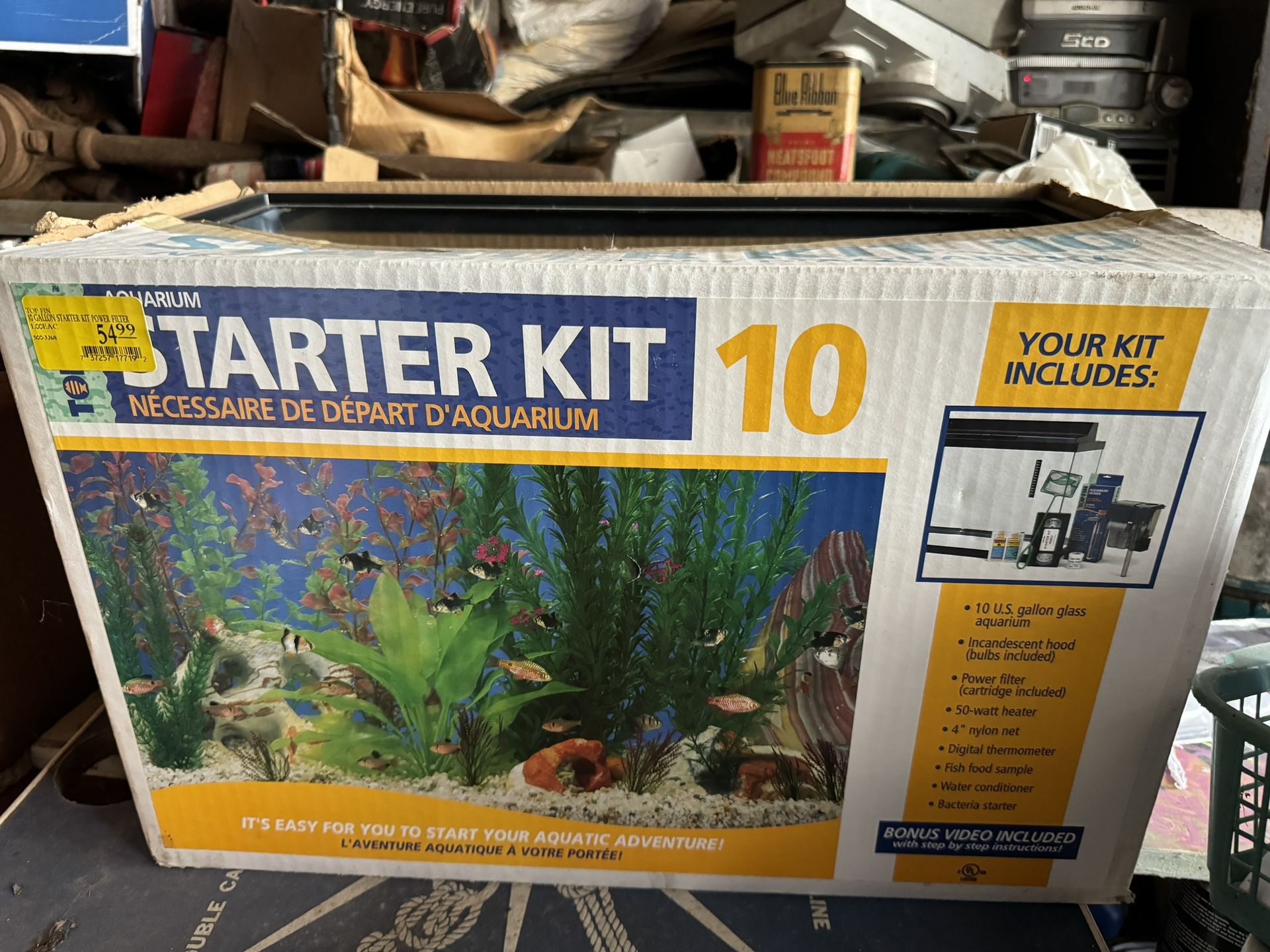 10 Gallon Aquarium Starter Kit