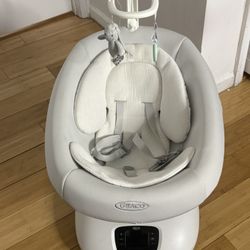 Graco SmartSense Baby Swing with Cry Detection Technology, Soothing Motions and Calming Vibrations, Comfortable Infant Support, Rori