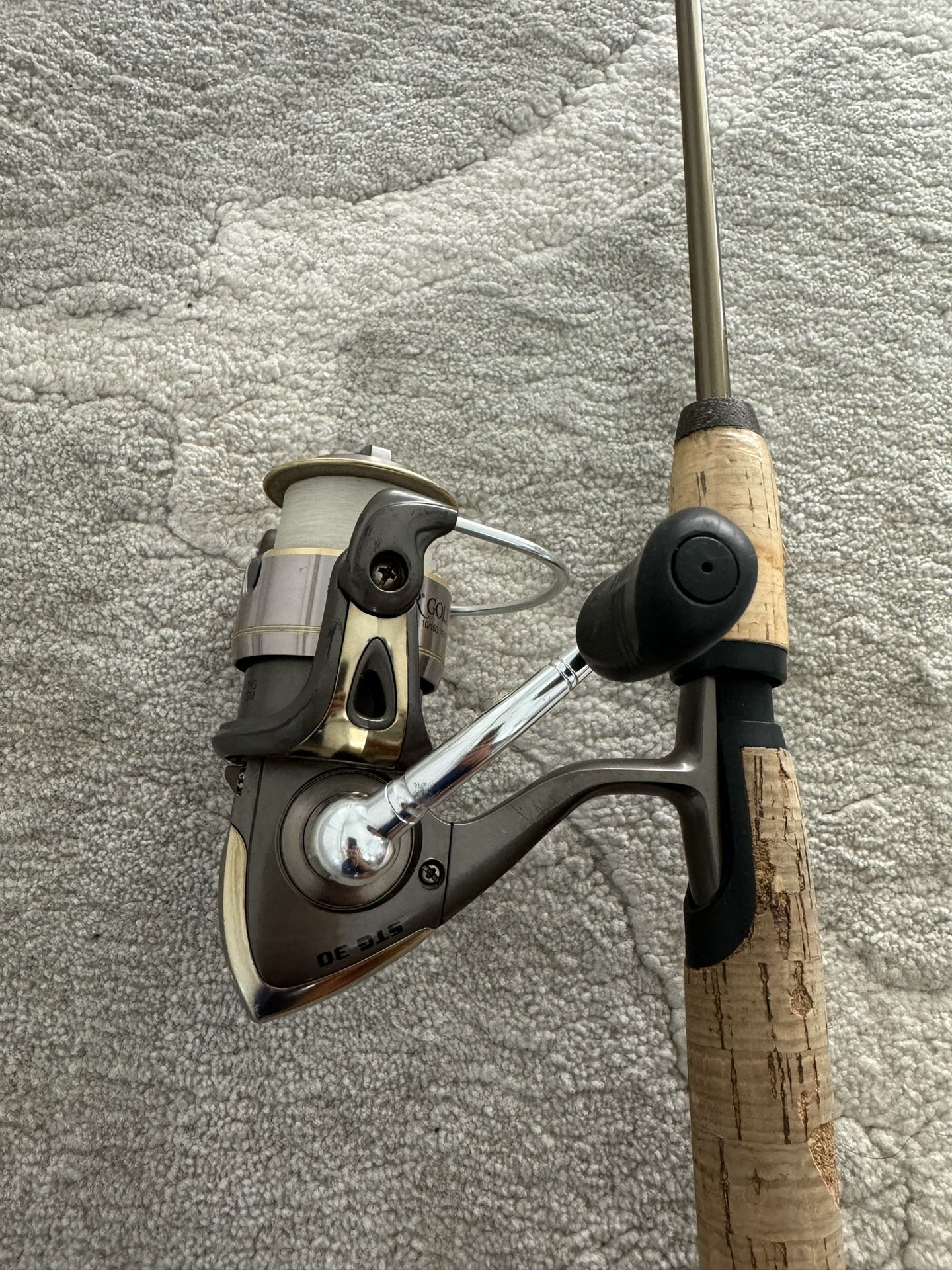 bass pro shops fishing rods and reels Bass Pro Shops Extreme STK Ice Spinning Combo - 30"