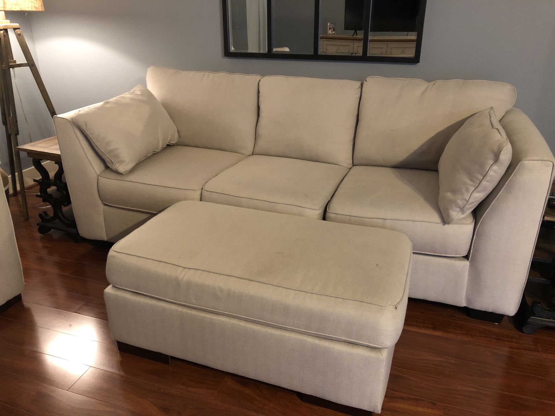 Free couch, ottoman, and chair!