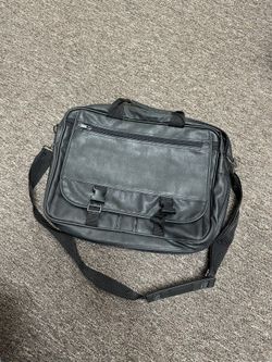 Black Leather Satchel Bag