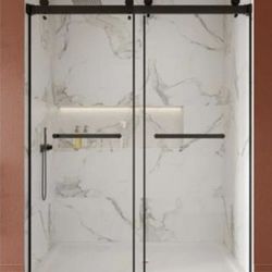 NEW :: DeerValley framless sliding shower door:: in the Box ::