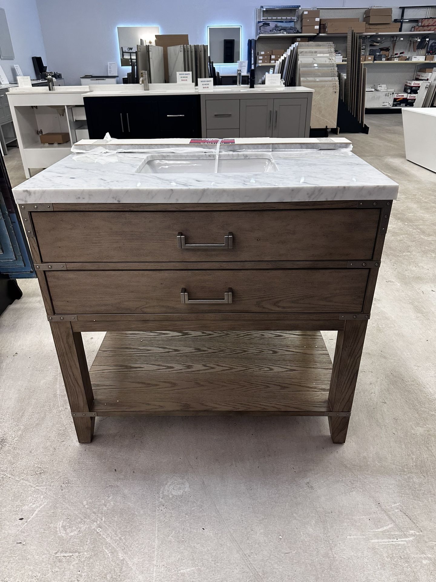 36” Wood Vanity