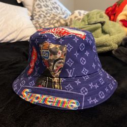 Louie V X Supreme Bucket Hat