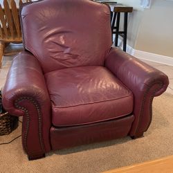 Leather Recliner Chair BarcaLounger 