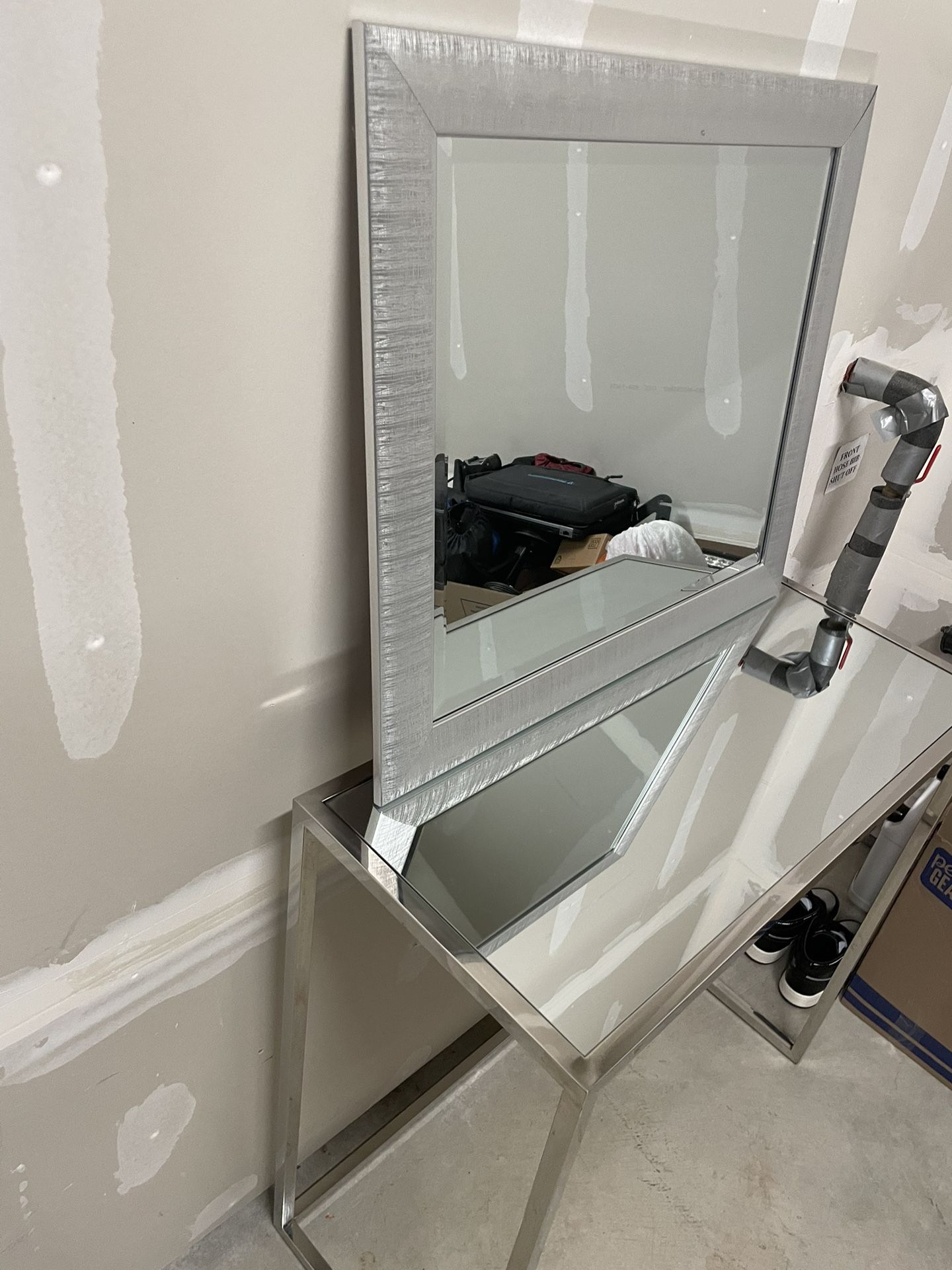 Table and Mirror