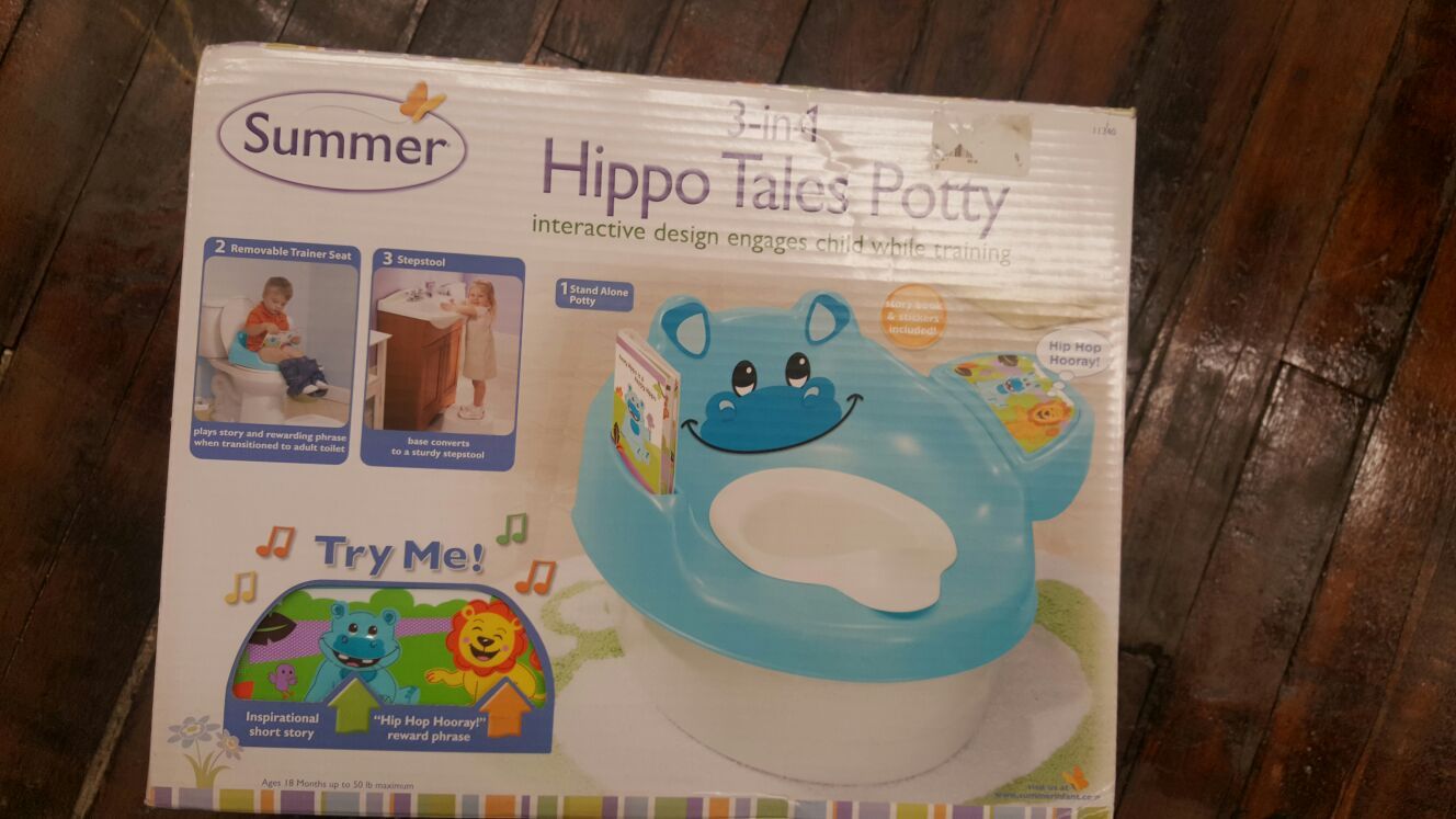 Brand new hippo potty chair
