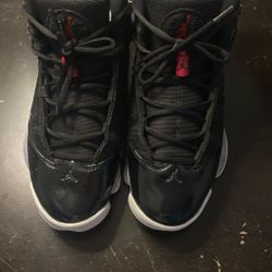 Jordan 6 Rings Black Gym Red