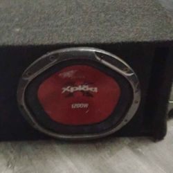 Subwoofer And Crunch Amp