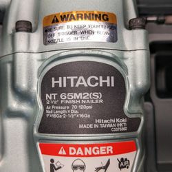 Hitachi 16 Ga Nail Gun And Nailer
