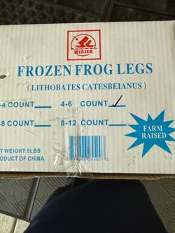 Frog Legs. FREE. 5 pounds. Frozen