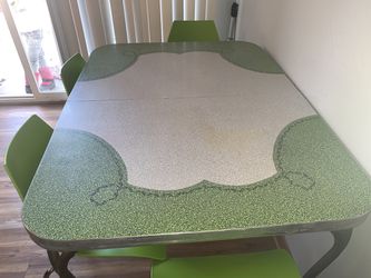 MCM mid century modern kitchen table and chairs