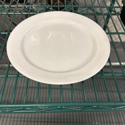 8” Round White Wedgwood Plates