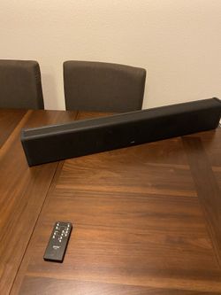 Premium ZVOX Surround sound simulating Soundbar w/ built in Subwoofer