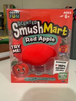 Crazy Fun SmushMart Apple Squishy NIB
