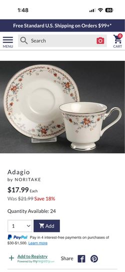 Tea or coffee China set