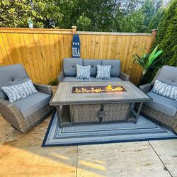 Brand New Outdoor Furniture With Fire 🔥 Pit 