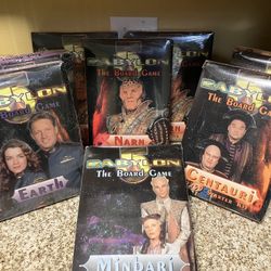Babylon 5 Board Game – Sealed Starter Kits (Earth, Narn, Centauri, Minbari)
