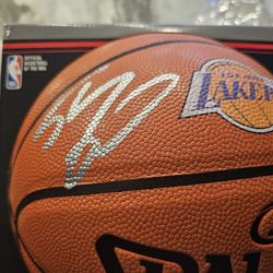 SHAQUILLE SHAQ O'NEAL SIGNED LOS ANGELES LAKERS Spalding BASKETBALL Fanatics Certificate of Authenticity (COA)