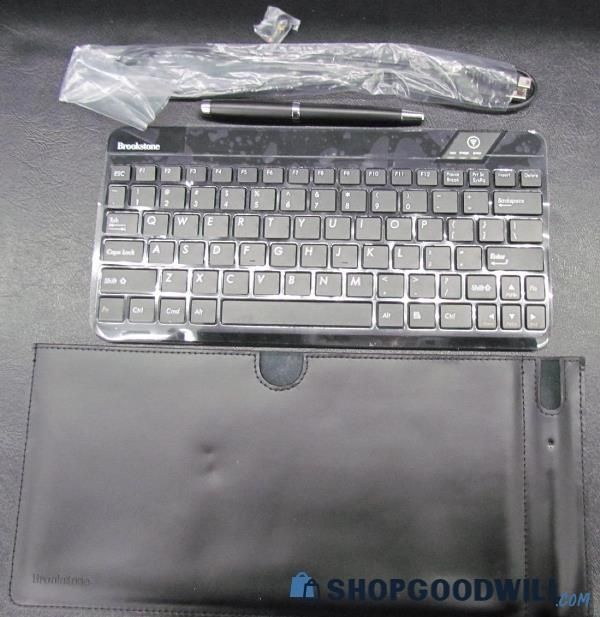 Brookstone Bluetooth Keyboard Set. Item 256 (shopgoodwill)