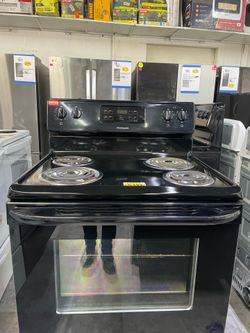 Black Frigidaire Electric Coil Stove