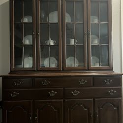 Dark Wood Hutch