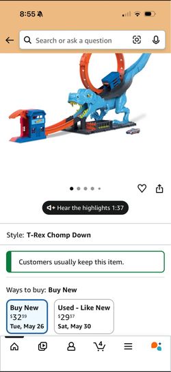 Hot Wheels Dino Track