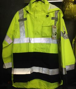 Class 3 Breathable, Waterproof, High Visibility Jacket