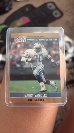 berry sanders 1989 rookie of the year football call