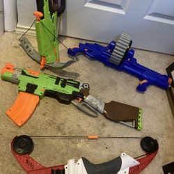 Nerf Guns - 2 Guns 2 Bows