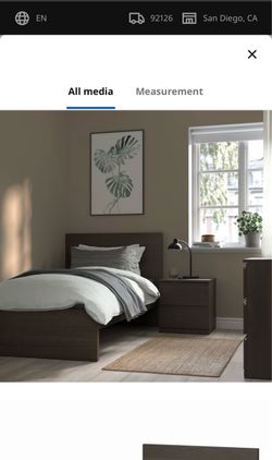 MALM IKEA twin bed frame