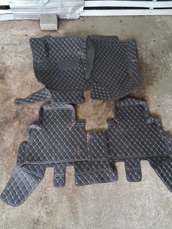 Custom stiching car mats