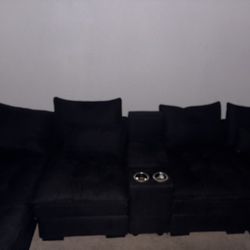 Black Couches 