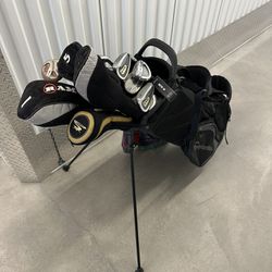 Golf Clubs With Taylormade Bag