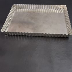 Large Rectangle Metal Tart Pan
