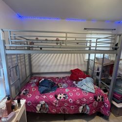 Grey Bunk Bed Frame 