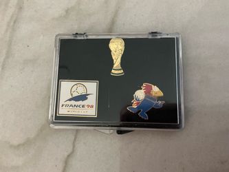 Vintage 1998 France Soccer Pins