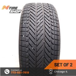 Set of 2 Used  8.5/32    235/45R18  94V  Bridgestone  WeatherPeak