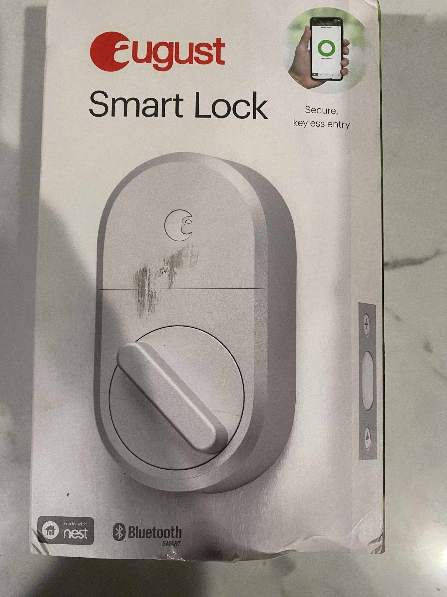 August Smart Lock Keyless Entry - Silver (AUG-SL04-M01-S04)