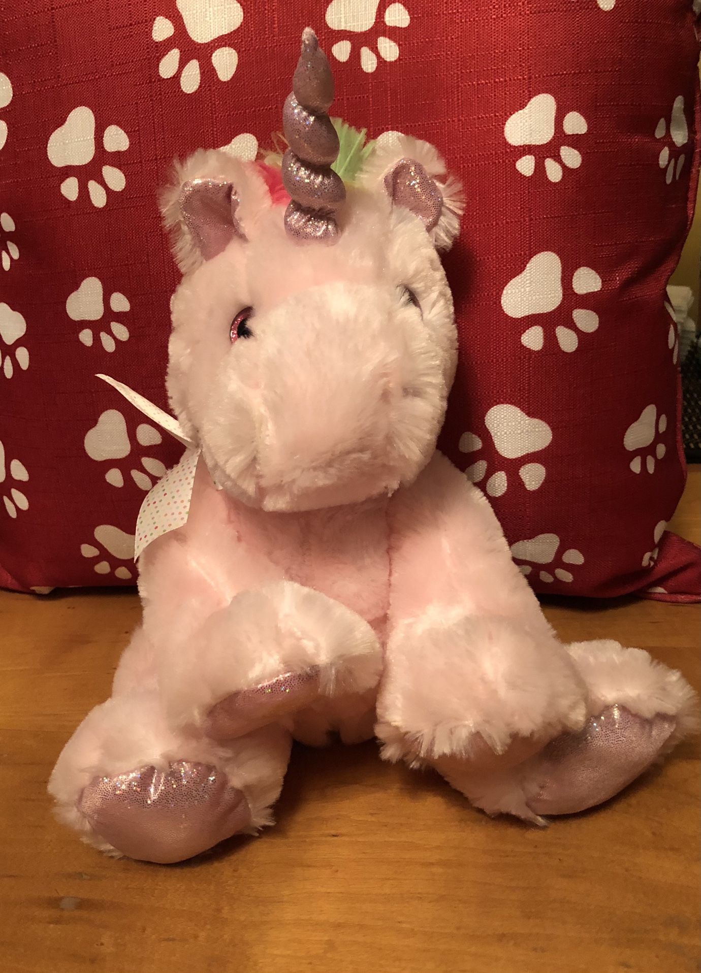 Baby Pink Unicorn Stuffed Plush