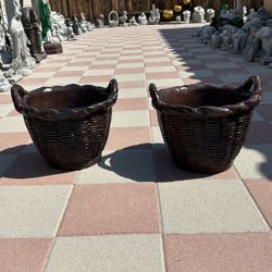 New Flower Pots Made Out Of Cement 